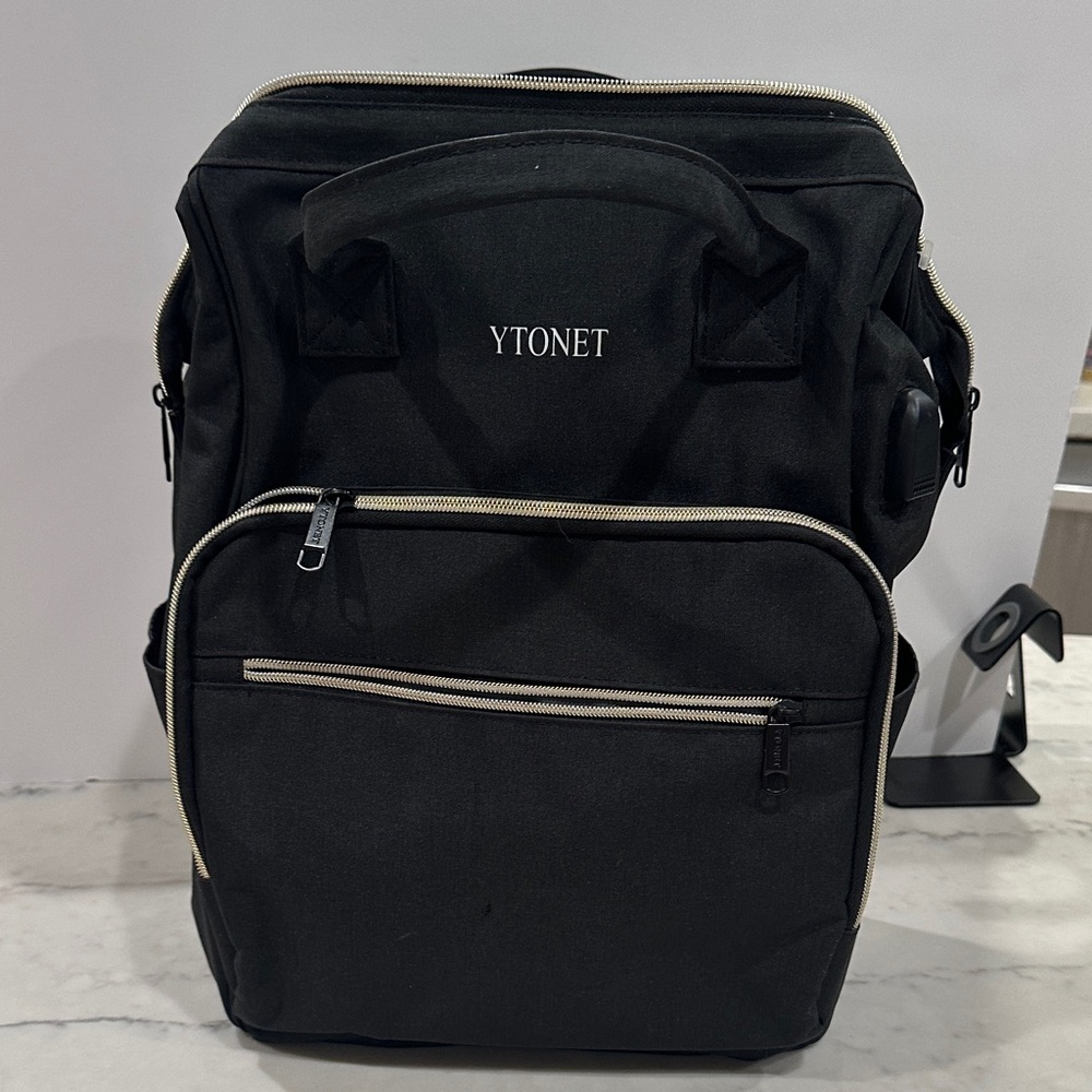 Black Men's Travel Backpack